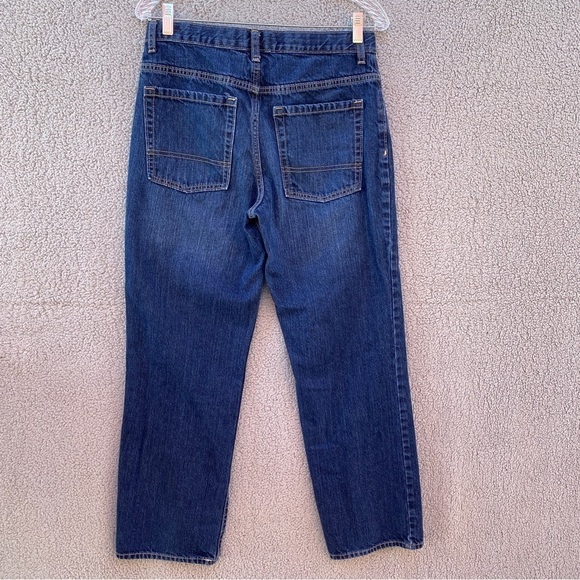Old Navy Kids Straight Droit Astro Adjustable Jeans Sz 16 - Picture 6 of 12